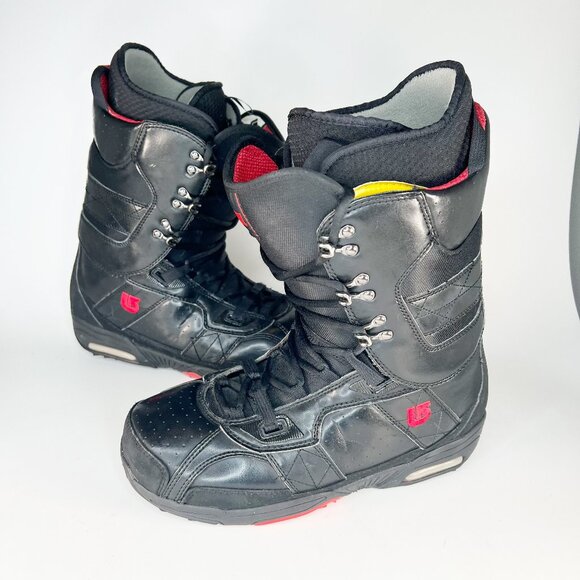 Burton Other - Burton Imprint 2 Black Red Snowboard Boots Men 11.5